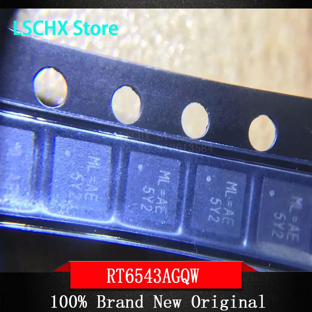 10pcs RT6543AGQW QFN-20 & RT3612EGGQW QFN-32 AC-DC IC Pack