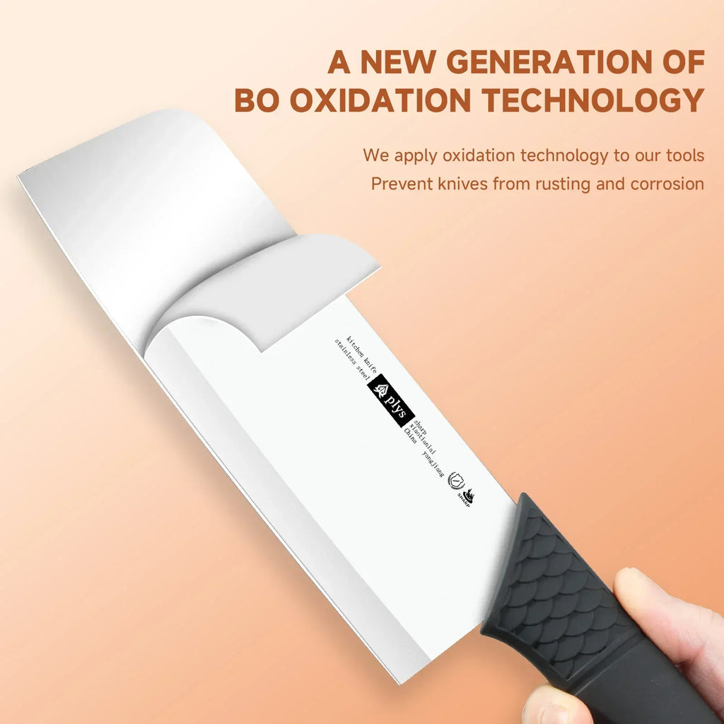 Hand Forged Stainless Steel Chef Cleaver Kitchen Knife