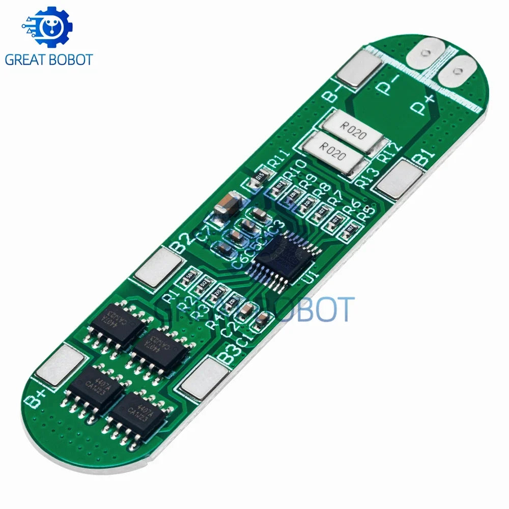 4S 14.8V 12A Li-Ion Battery Charger Board for 18650 Cells