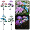 Solar Hydrangea Garden Pathway Lights – IP65 Waterproof Stake