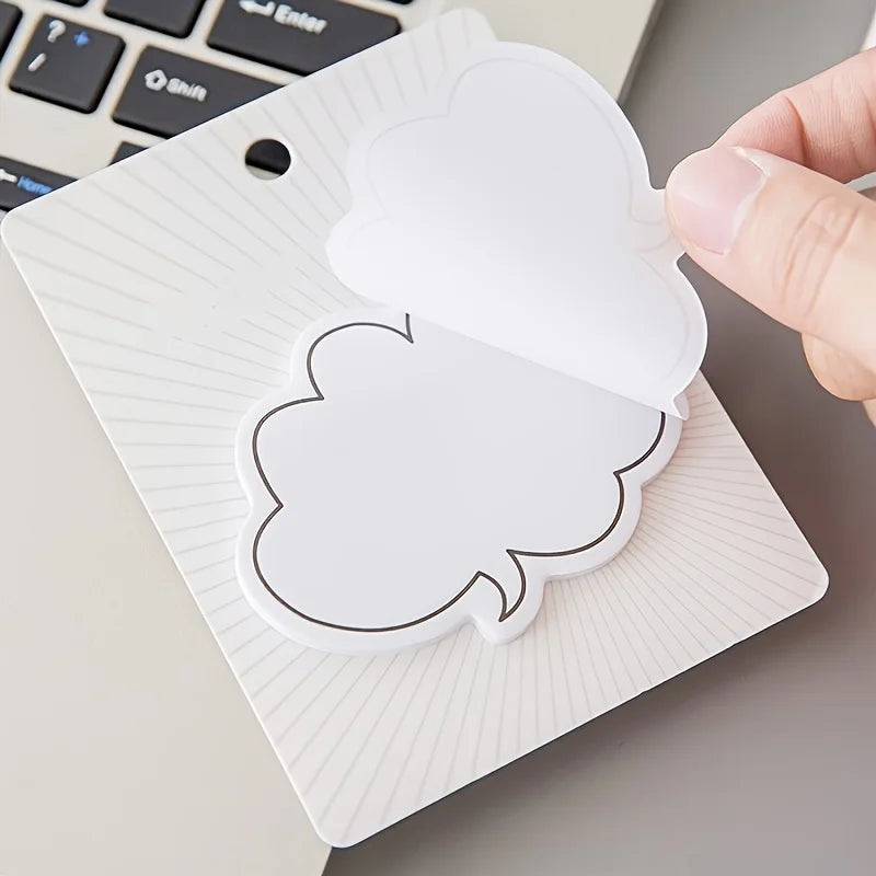 10-Pack Dialogue Box Sticky Notes – Kawaii Self-Adhesive Memo