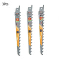 6 Inches 3 TPI HCS Reciprocating Saw Blades Cutting Wood Multi PVC
