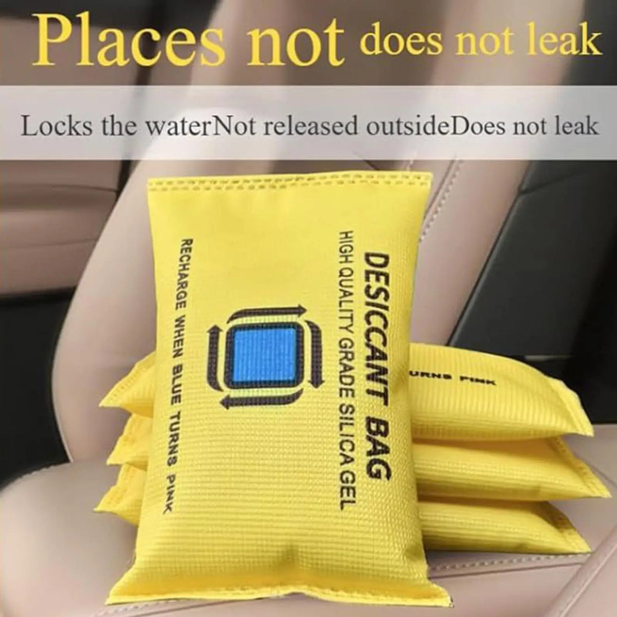 Reusable Dehumidifier Bags – Car, Home, Closet & RV Moisture Absorber