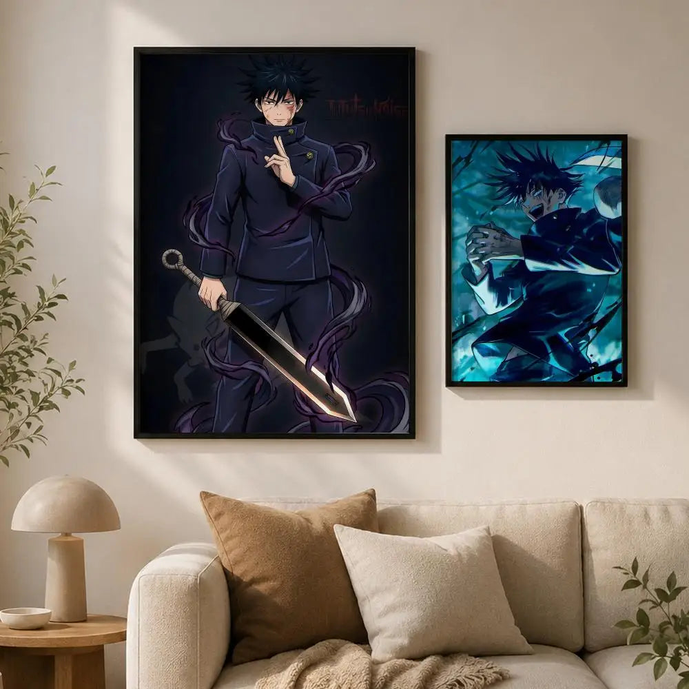 Megumi Fushiguro Waterproof Self-Adhesive Wall Poster | HD Art