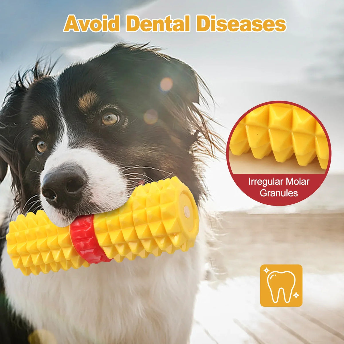 Tpr Dog Toy Highly Durable Realistic Sound-making Corn Bite Teething