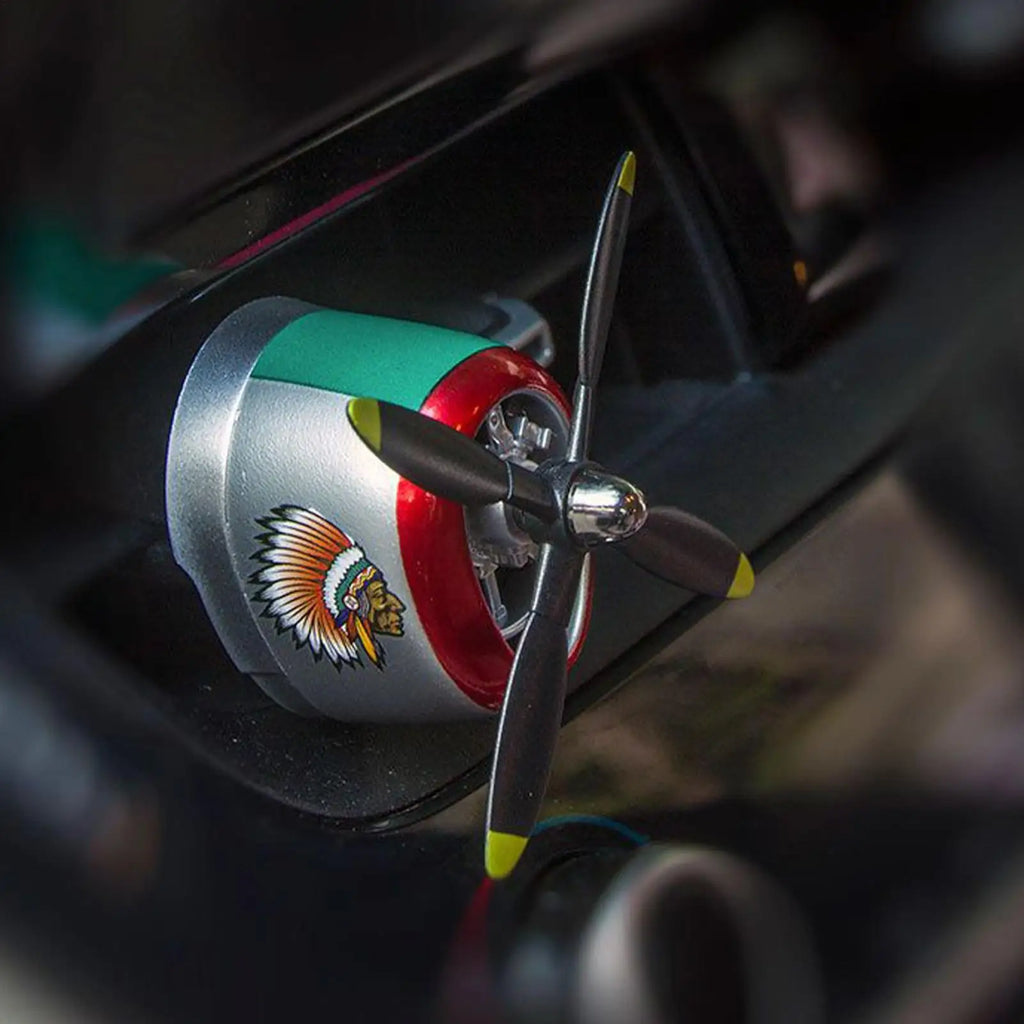 Rotating Airplane Car Vent Air Freshener | Long-Lasting Scent