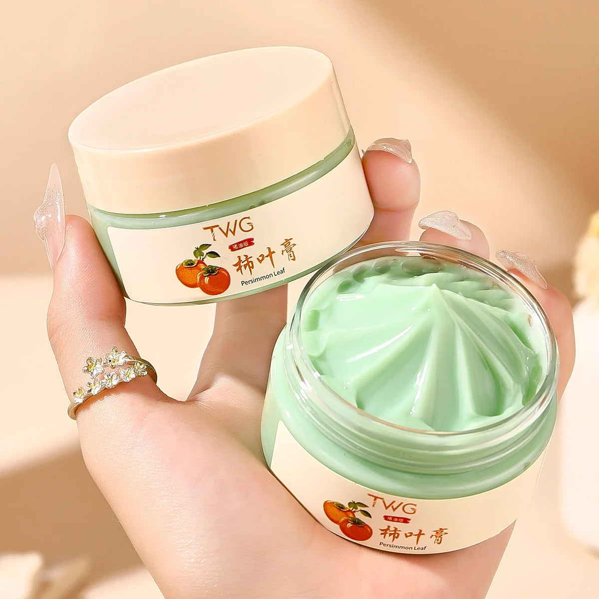 Persimmon Leaf Face Cream – Deep Hydration & Skin Nourishment