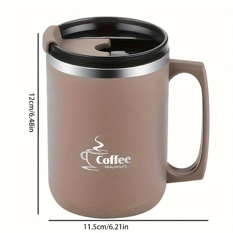 Premium 304 Stainless Steel Tumbler Straw Leak-proof&portable Coffee