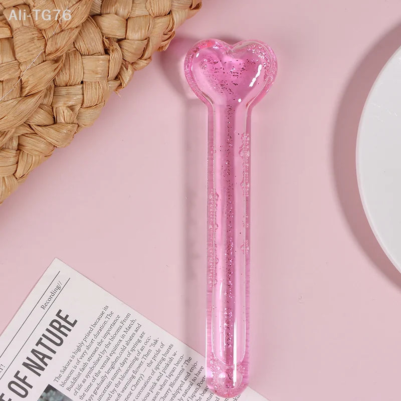 Heart Shape Ice Globe Face Roller & Cooling Eye Massager | XORITA