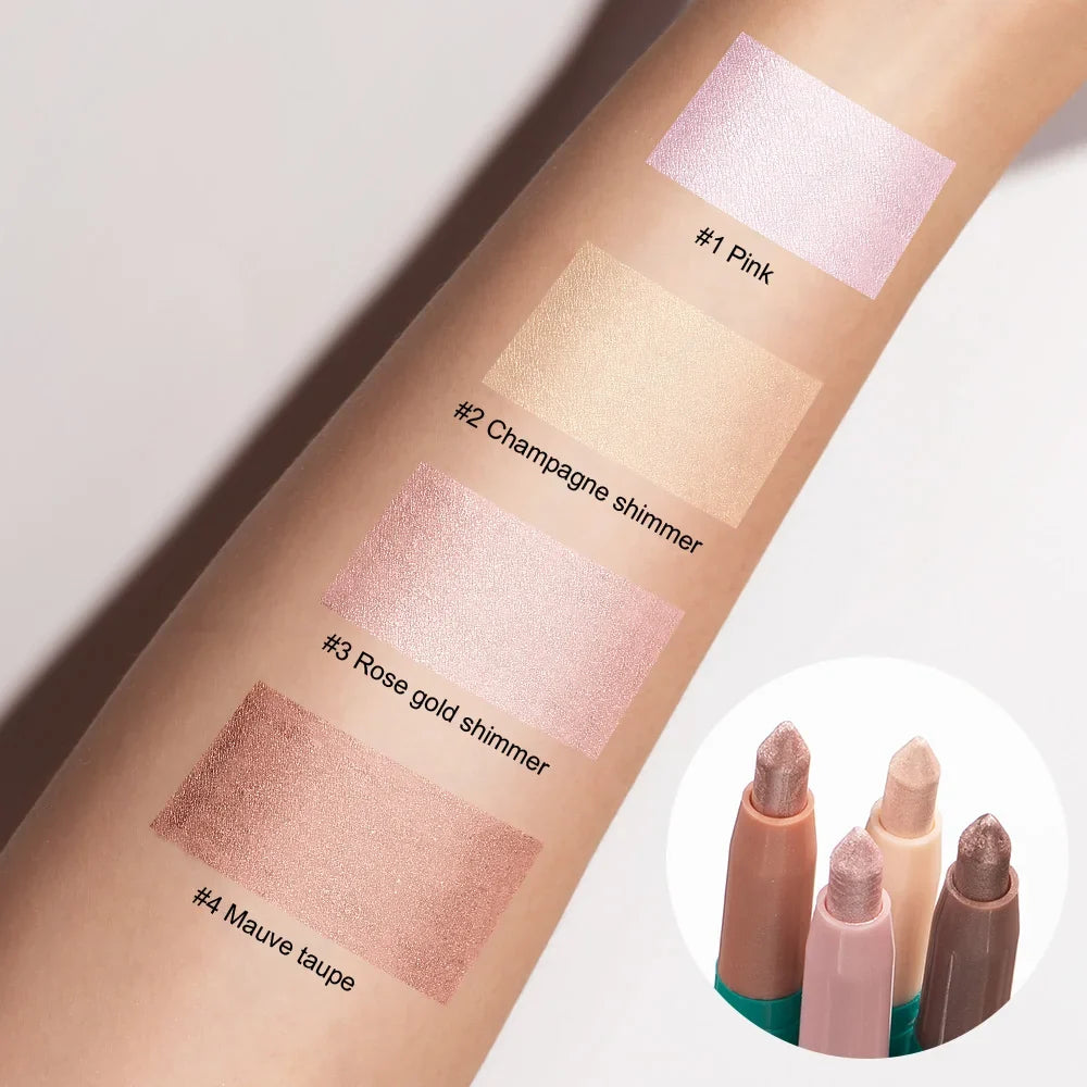 Pearlescent Glitter Eyeliner Pencil – 26 Shades, Waterproof