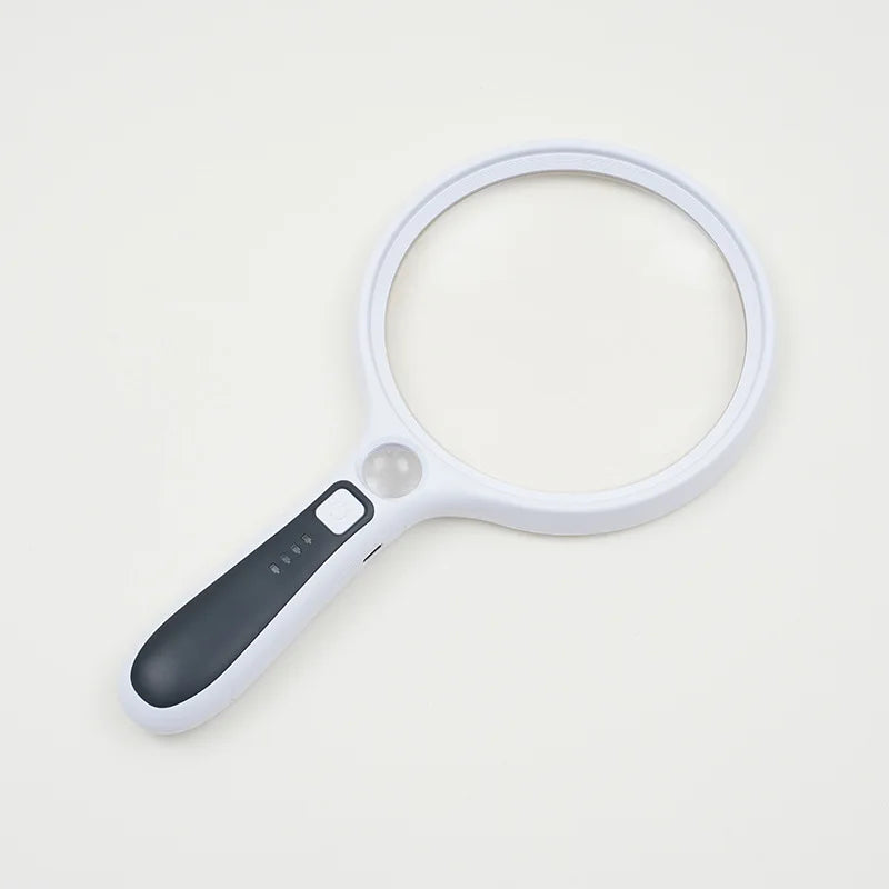 10X LED Handheld Magnifier 130mm – Reading & Repair Lens