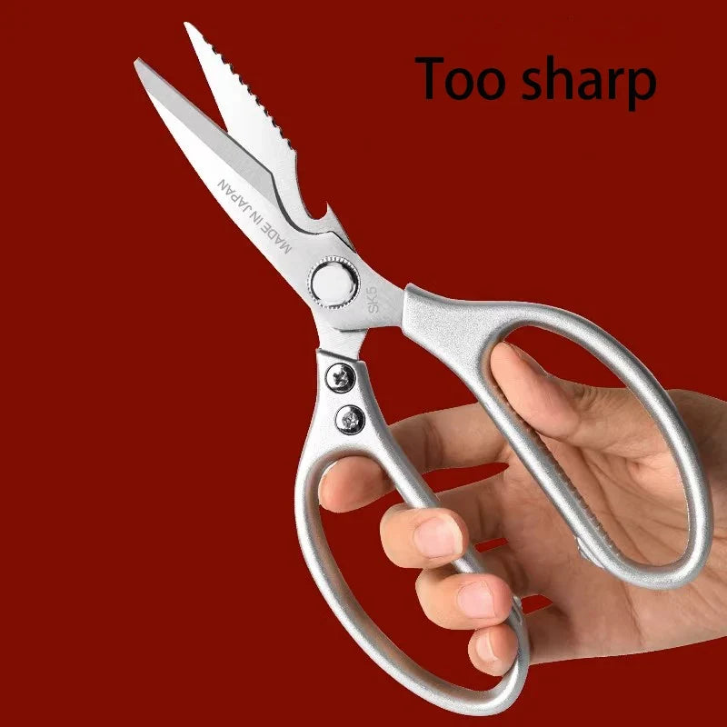 Heavy-Duty Stainless Steel Kitchen Scissors & Bone Shears