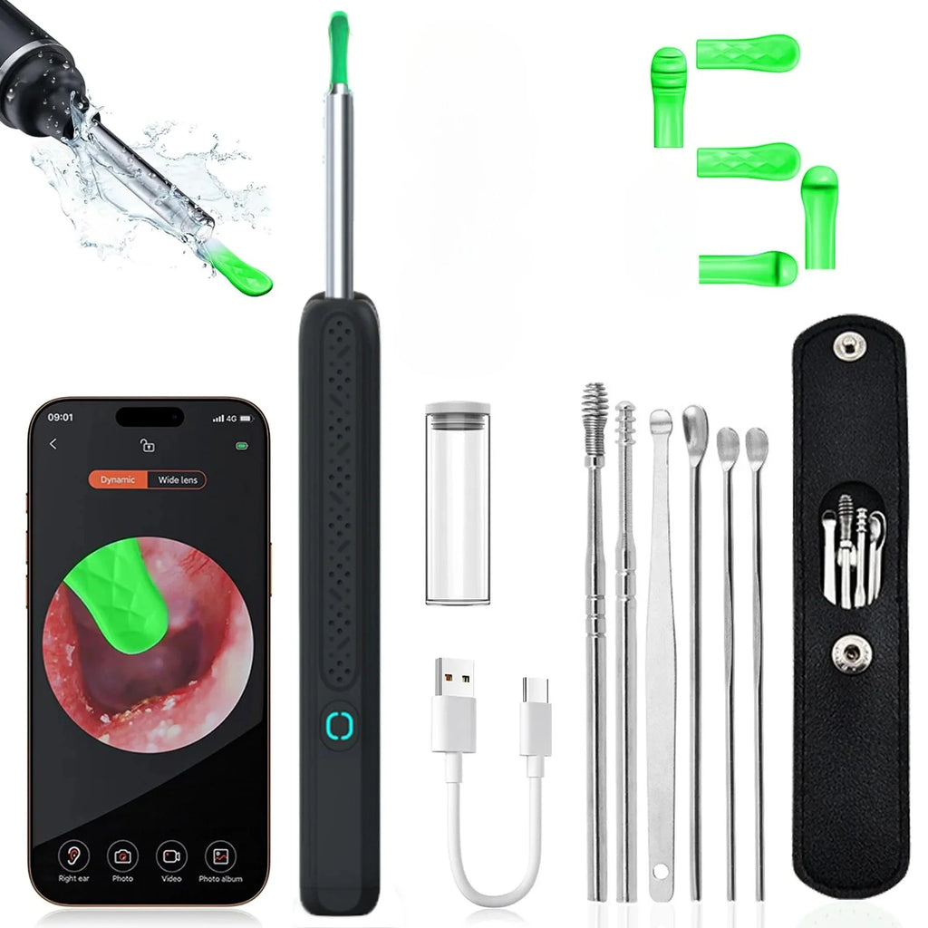 Ear Wax Removal Kit HD 1080P Camera – iOS & Android