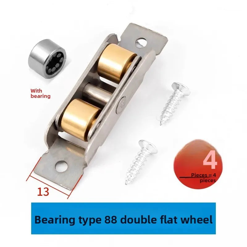 Stainless Steel Sliding Door Roller Pulley | Silent Track Runner