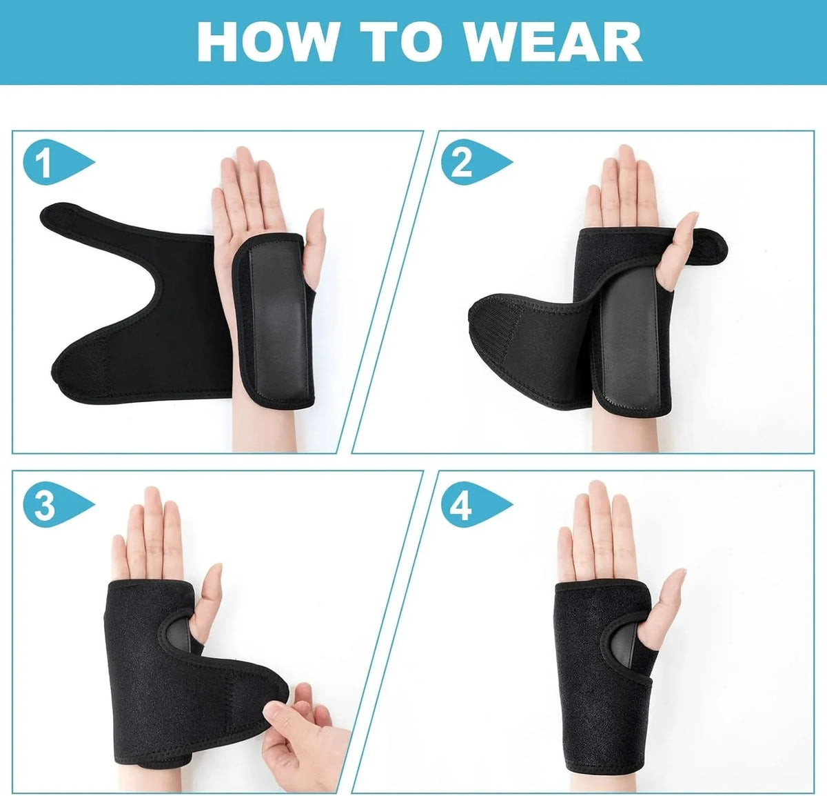 Wrist Splint Brace – Knit Wrist Support for Daily Comfort