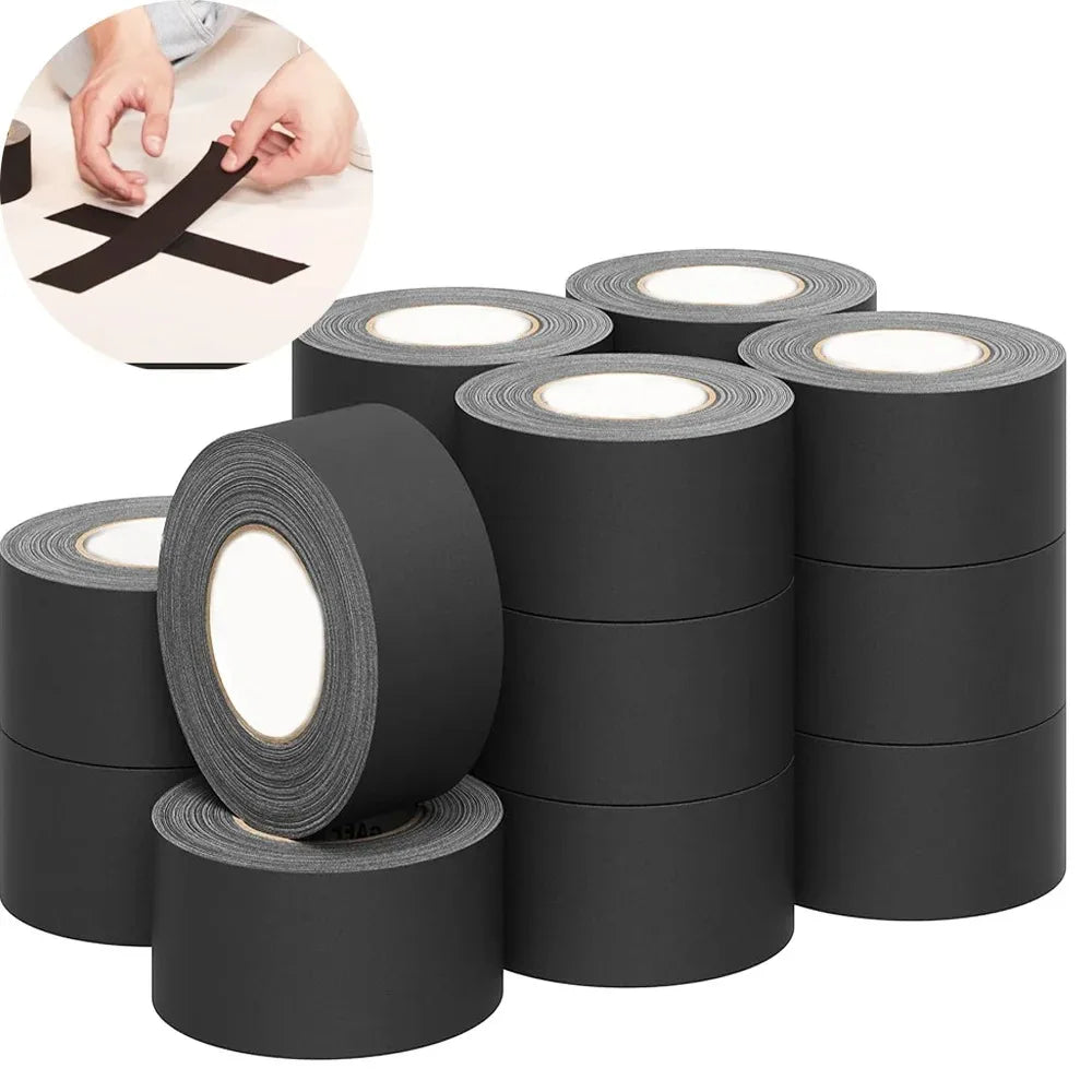 Matte Cotton Gaffer Tape – Non-Reflective, Easy Tear, 10m Roll