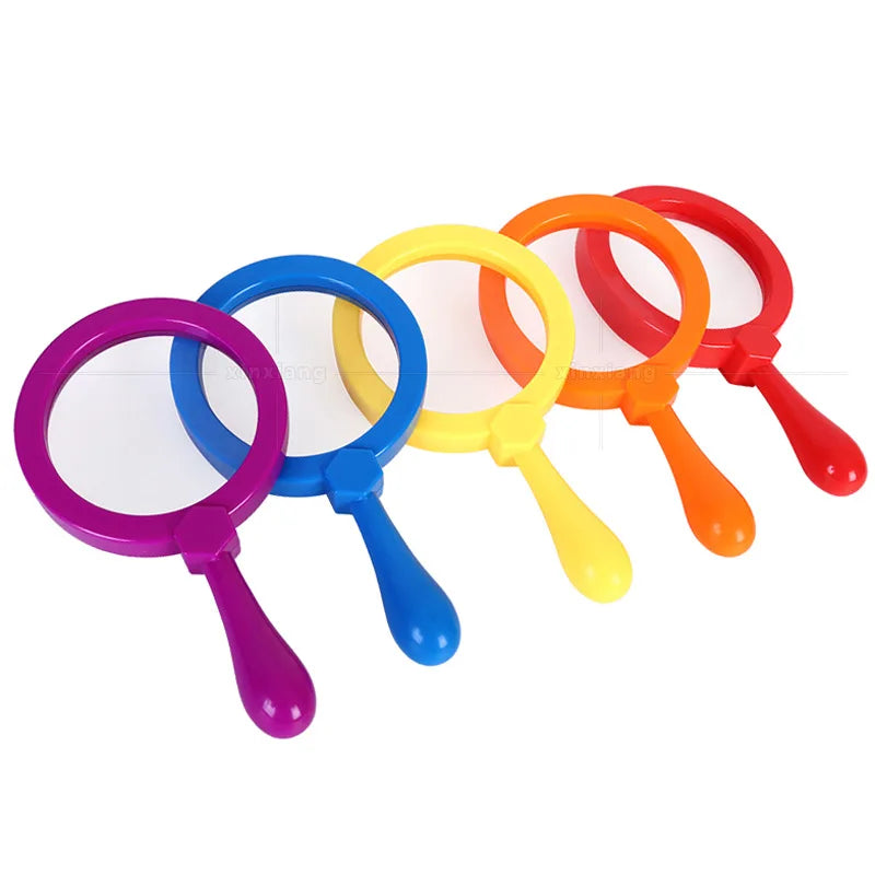 5X Shatterproof Handheld Magnifying Glass for Kids & School