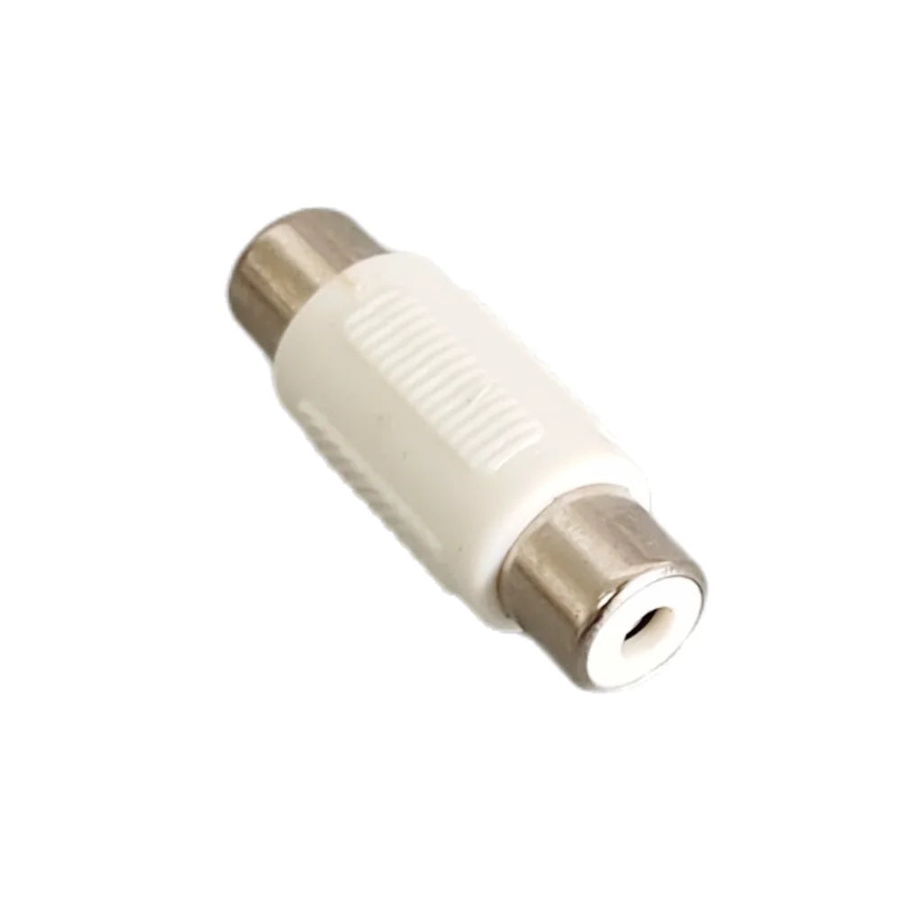 Straight RCA Female Connector Jack AV Cable Joiner Coupler Audio Video