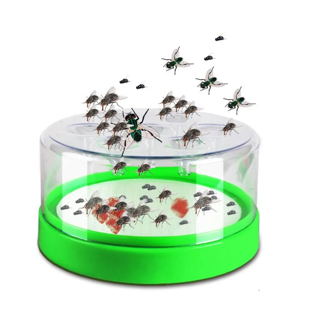 7-Hole Automatic Fly Trap – Reusable Non-Toxic Fly Catcher