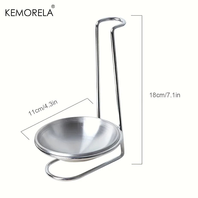 Gold Stainless Steel Spoon Holder & Ladle Rest | Kitchen Tray
