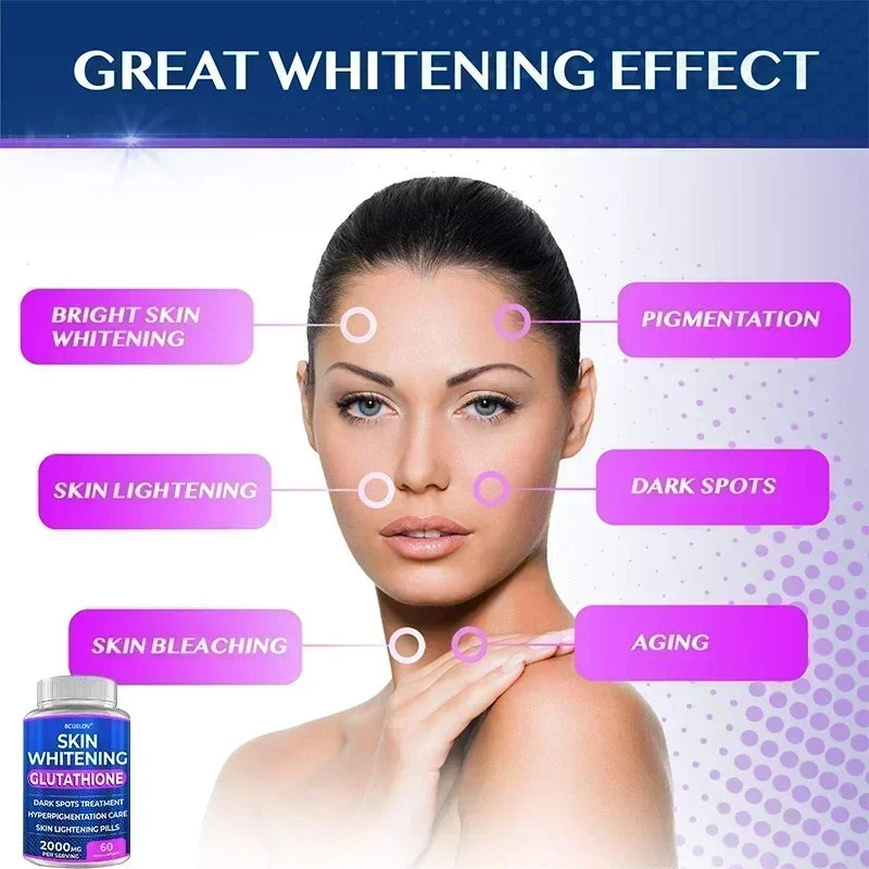 Glutathione 2000mg Capsules – Antioxidant & Skin Nutrition