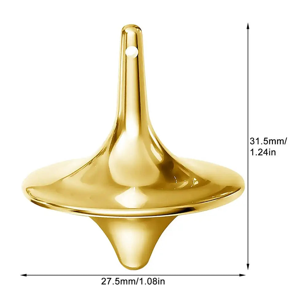 Metal Gyro Spinning Top Fidget Toy – Alloy Gyroscope for Kids