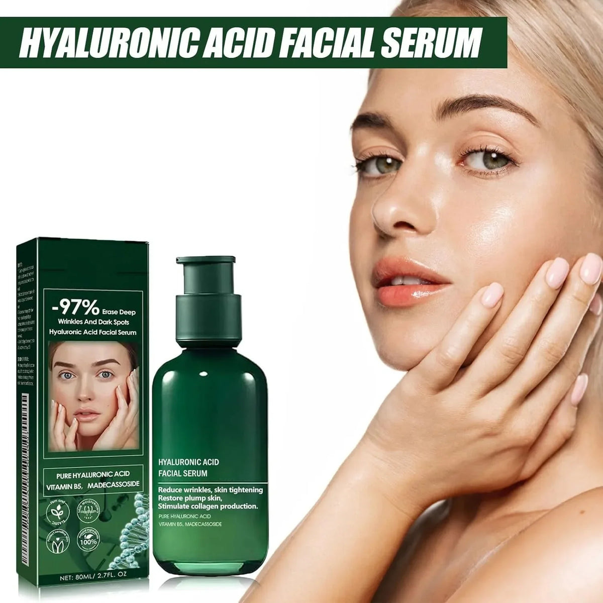 REAROYA Hyaluronic Acid Face & Neck Firming Anti-Aging Serum