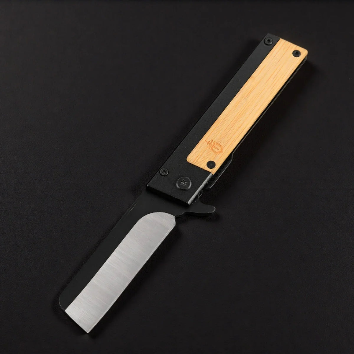 Folding Pocket Knife Stainless Steel & Wood Handle – Paring Knife