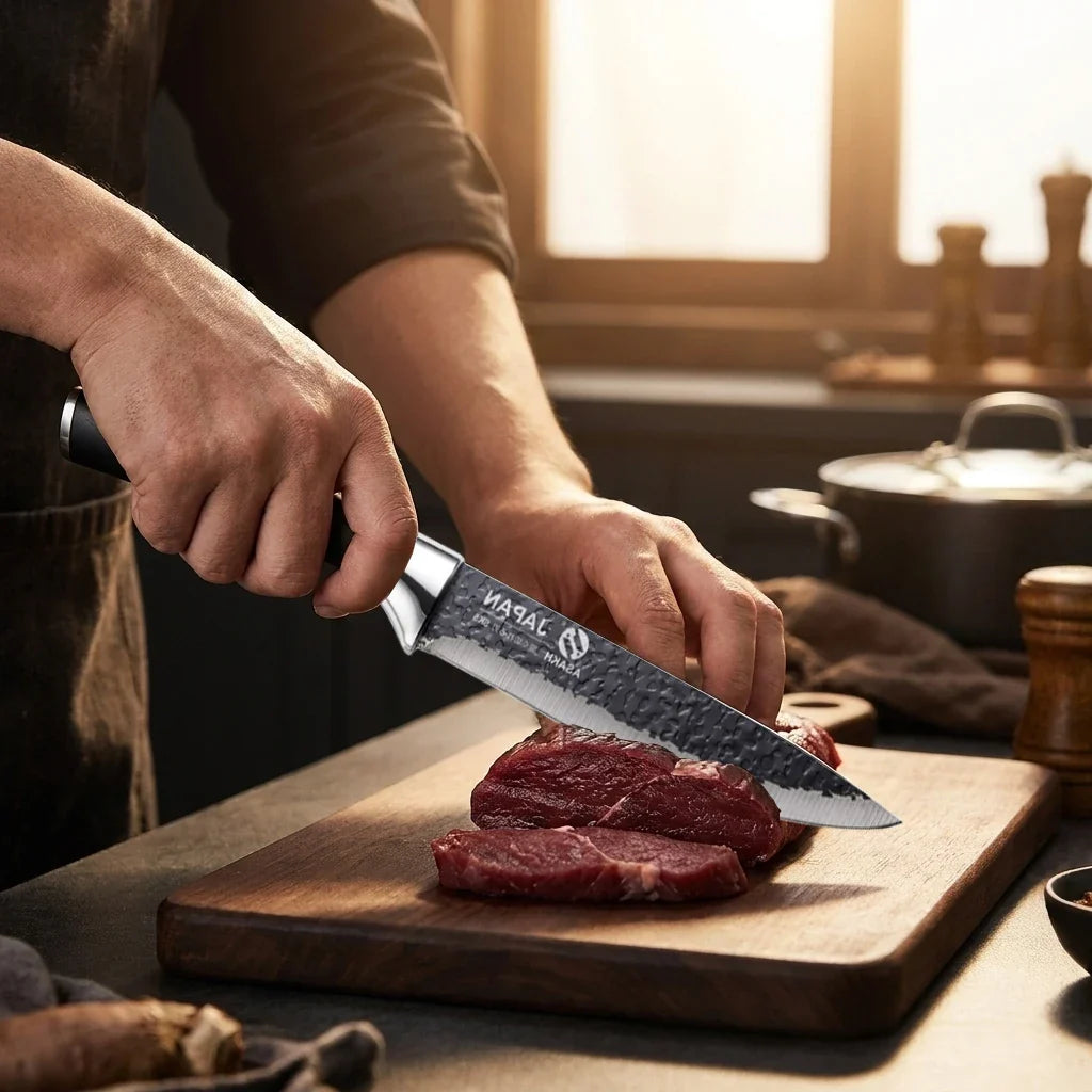 Hand-Forged Boning Knife Set | Japanese Stainless Steel Butcher