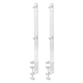 2-Pack Desk Clamp Pegboard Bracket – Nailless, 41.5cm Height