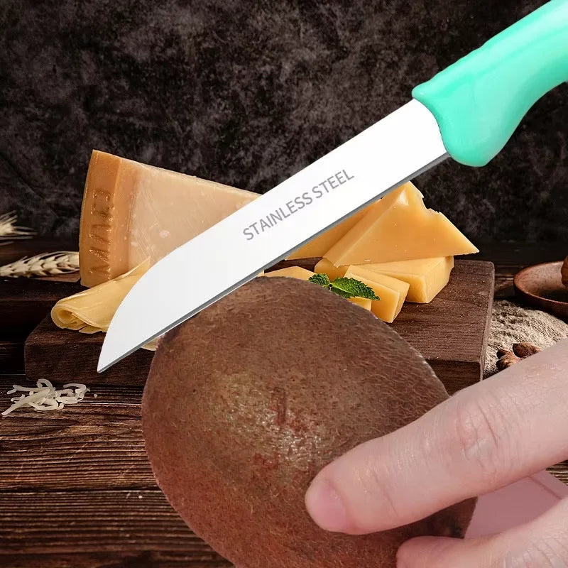 4-Piece Gradient Stainless Steel Paring Knife Set | Kitchen