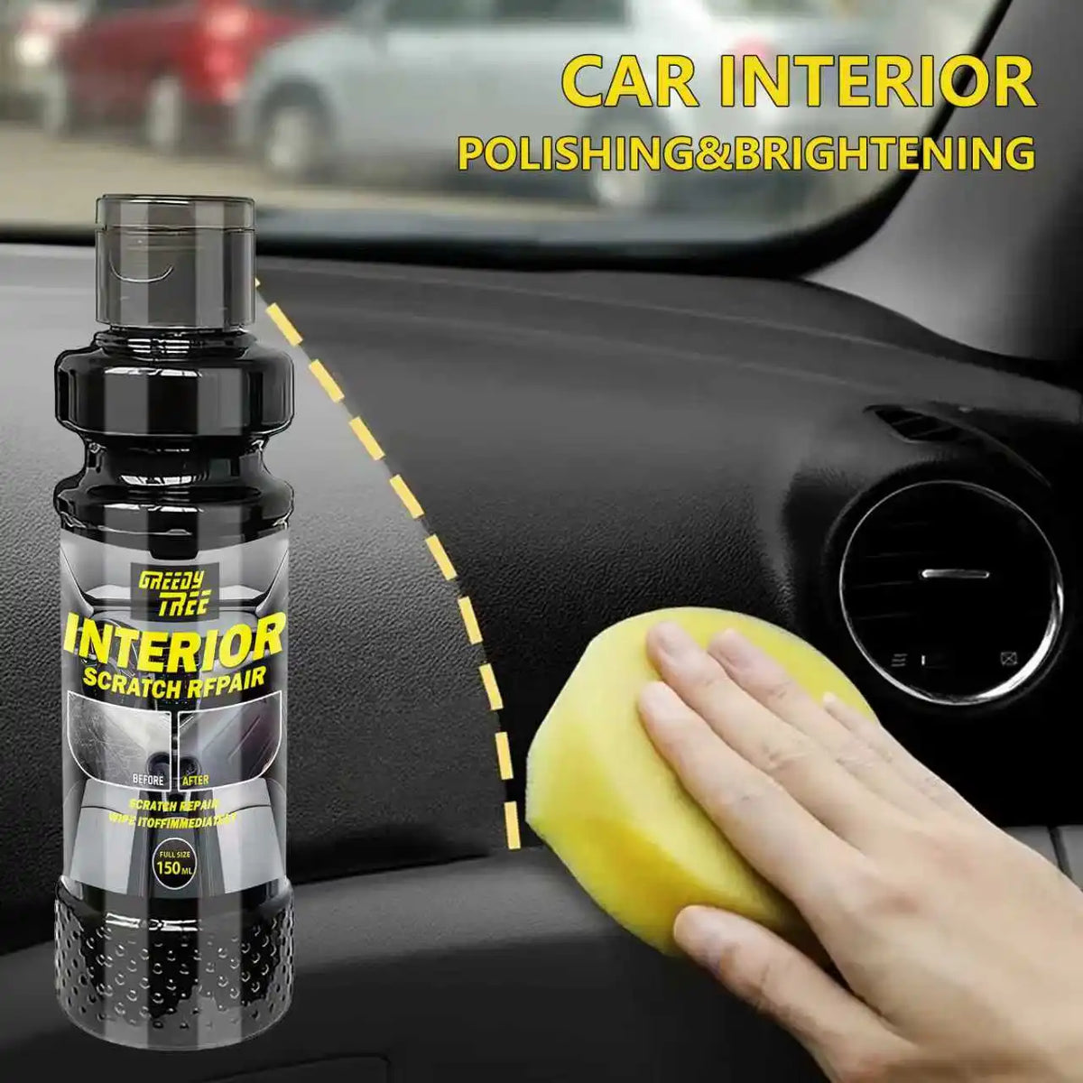 Car Interior Scratch Repair Kit – Plastic Restorer & Wax Coat