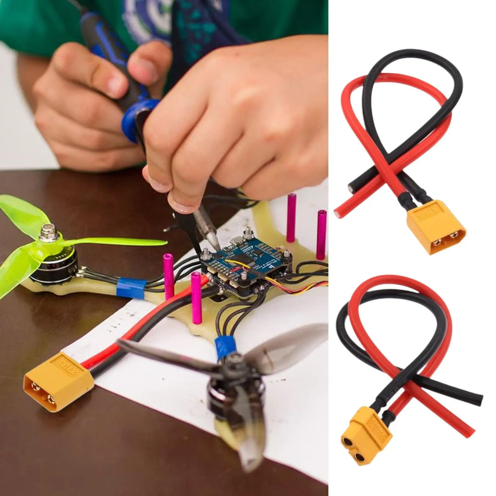 Xt60 Cable Female Male Connector Adapter Wire Parts Accessories