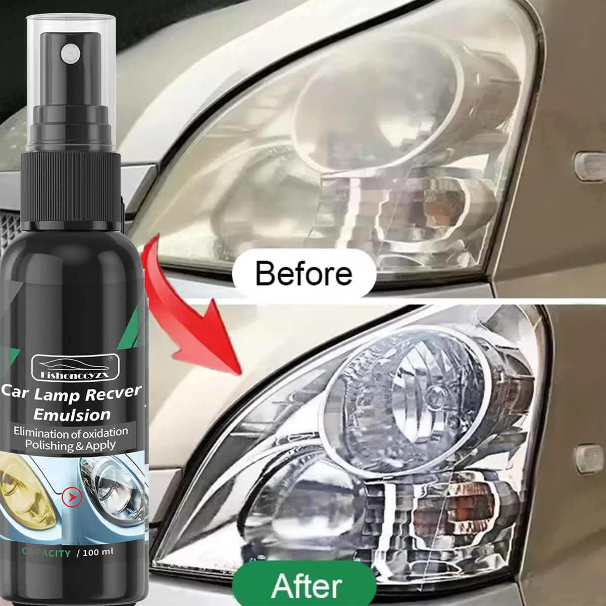 Car Headlight Restoration Polishing Kits Headlamp Scratch Remover