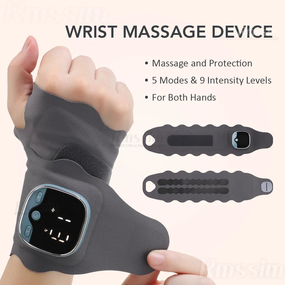 EMS Heated Wrist Massager Brace – Compression Support