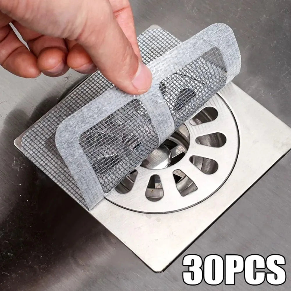 Anti-blocking Disposable Floor Drain Sticker Sink Strainers Sticky