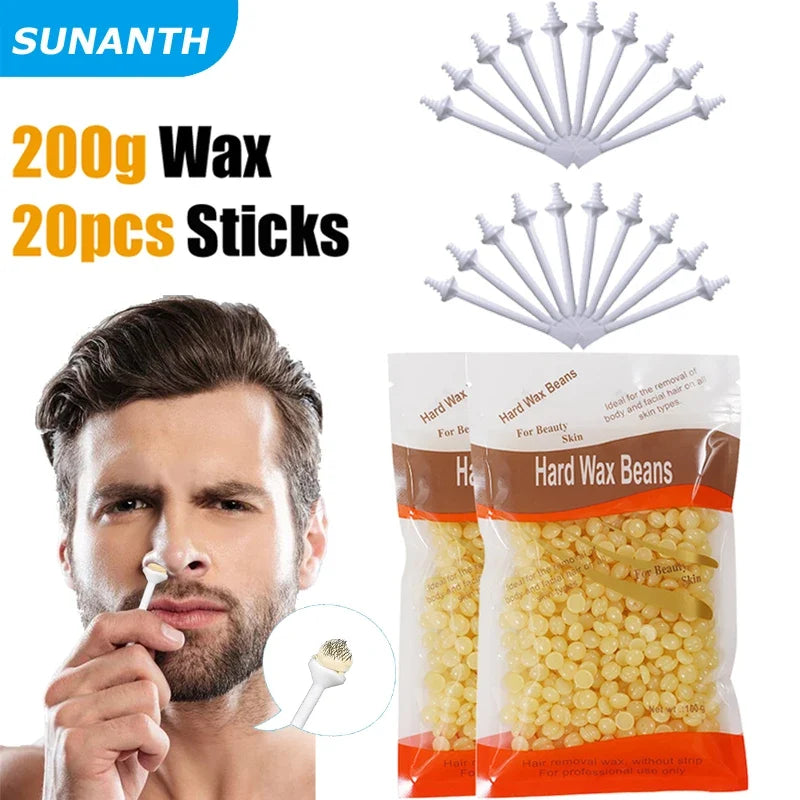 50 200 Portable Nose Wax Men Women Painless Hair Removal Tool