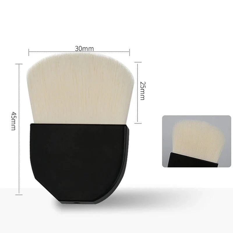 Crescent Foundation Brush – Ultra-Thin Fluffy Soft Bristle Tool