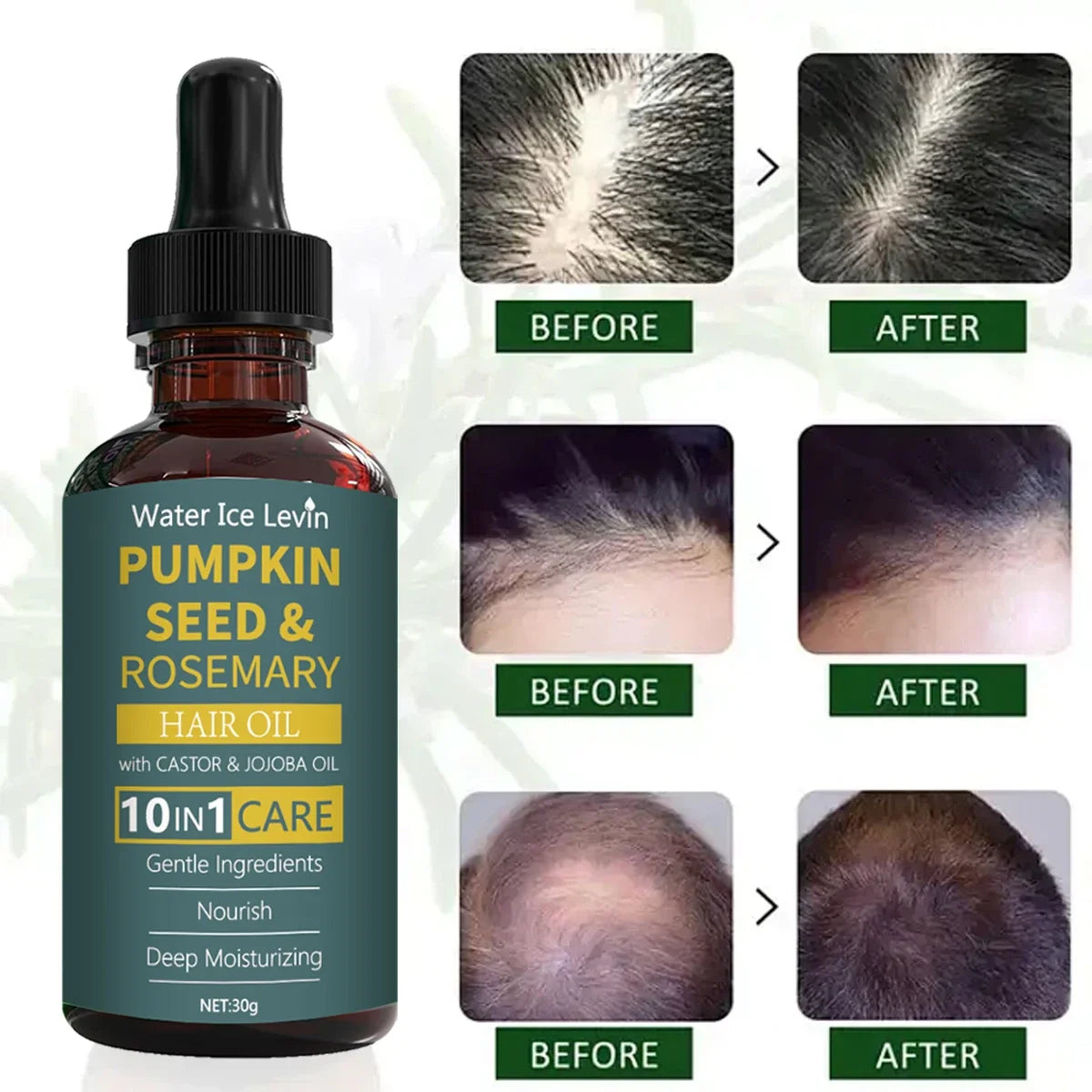 Pumpkin Seed & Rosemary 10-in-1 Hair Oil | All Hair Types