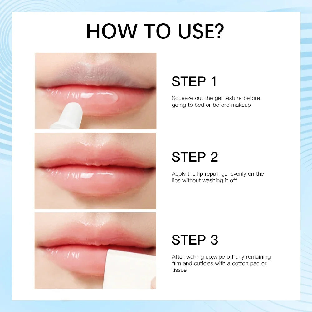 Lot Lip Repair Gel Moisturizing Instant Relief Dry Lips Liquid Balm