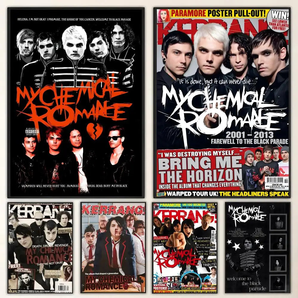 My Chemical Romance HD Rock Band Wall Poster | Home Decor