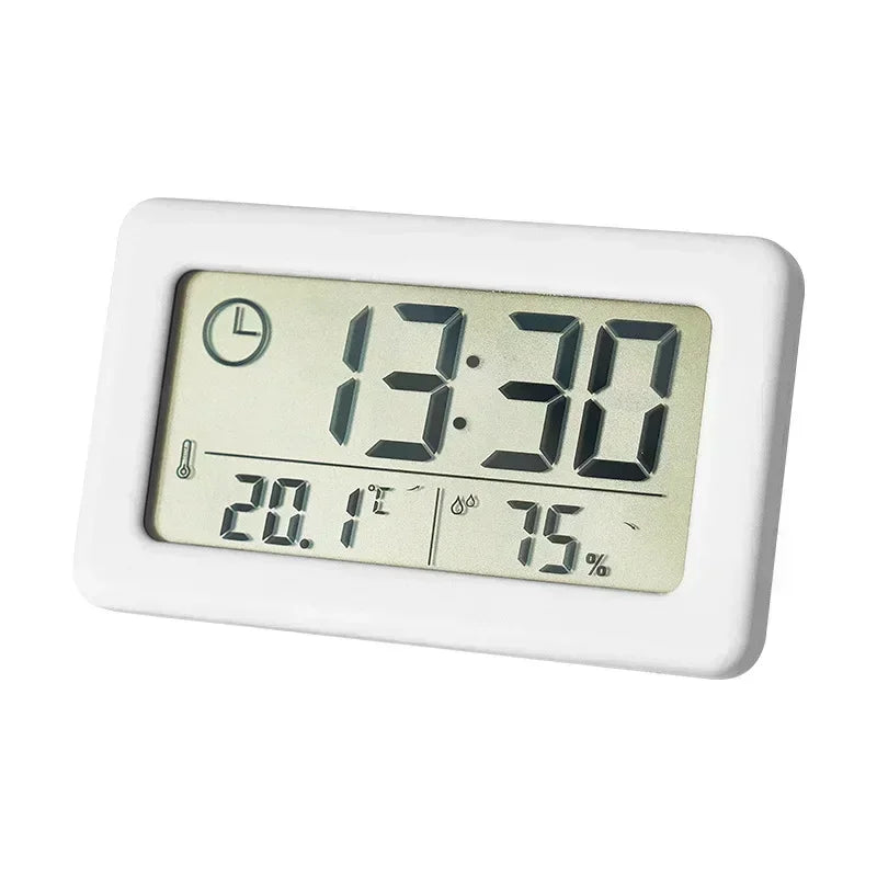 Digital Alarm Clock with Hygrometer – LED Temp & Humidity