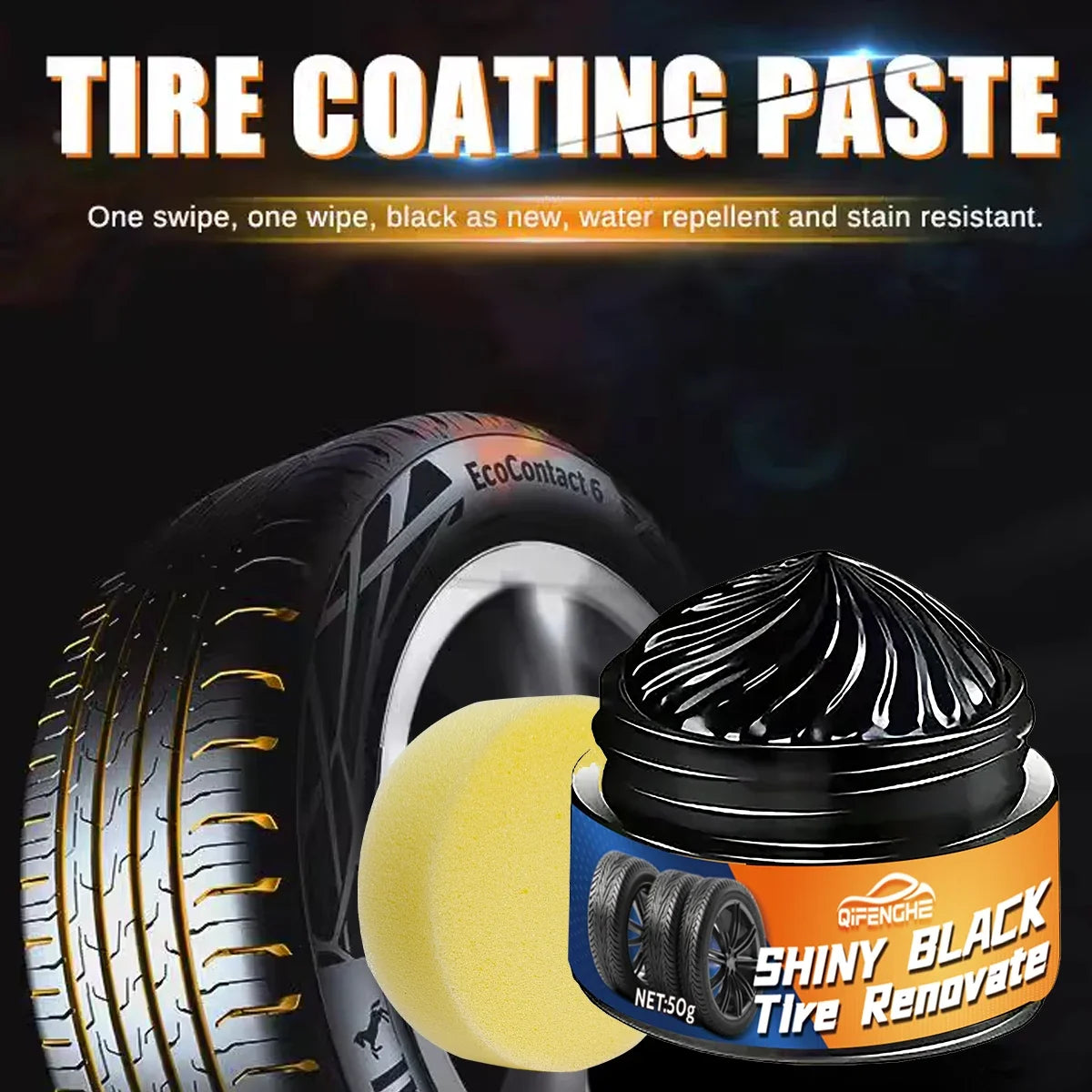 Car Tire & Interior Coating Balm – Restore Plastic & Shine