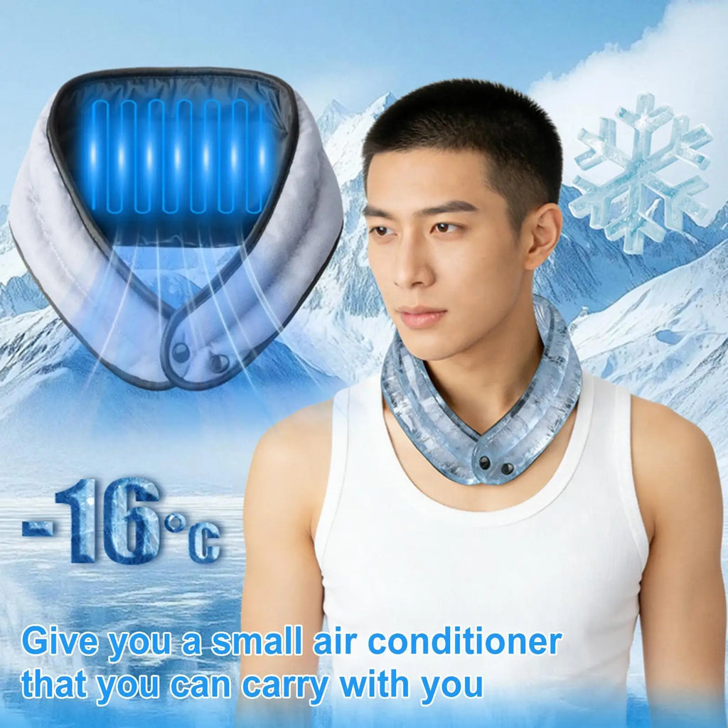 Reusable Cooling Neck Wrap – Wearable Cooler for Hot Weather