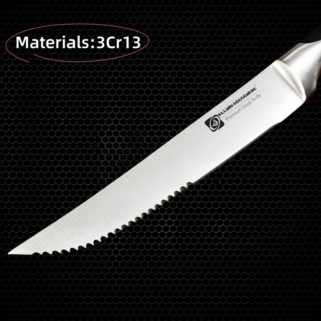 6-Piece Steak Knife Block Set | High Carbon Stainless Steel