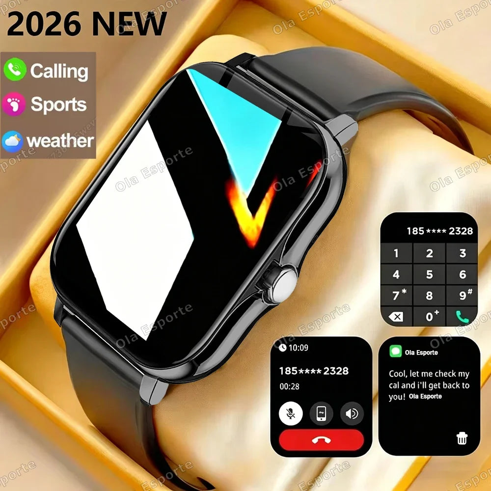 HW12 Bluetooth Smart Watch – Fitness & Health Tracker