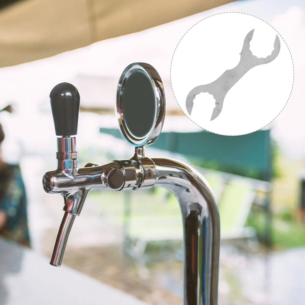 Beer Faucet Spanner Stainless Steel Multi-function Brewing Wrench