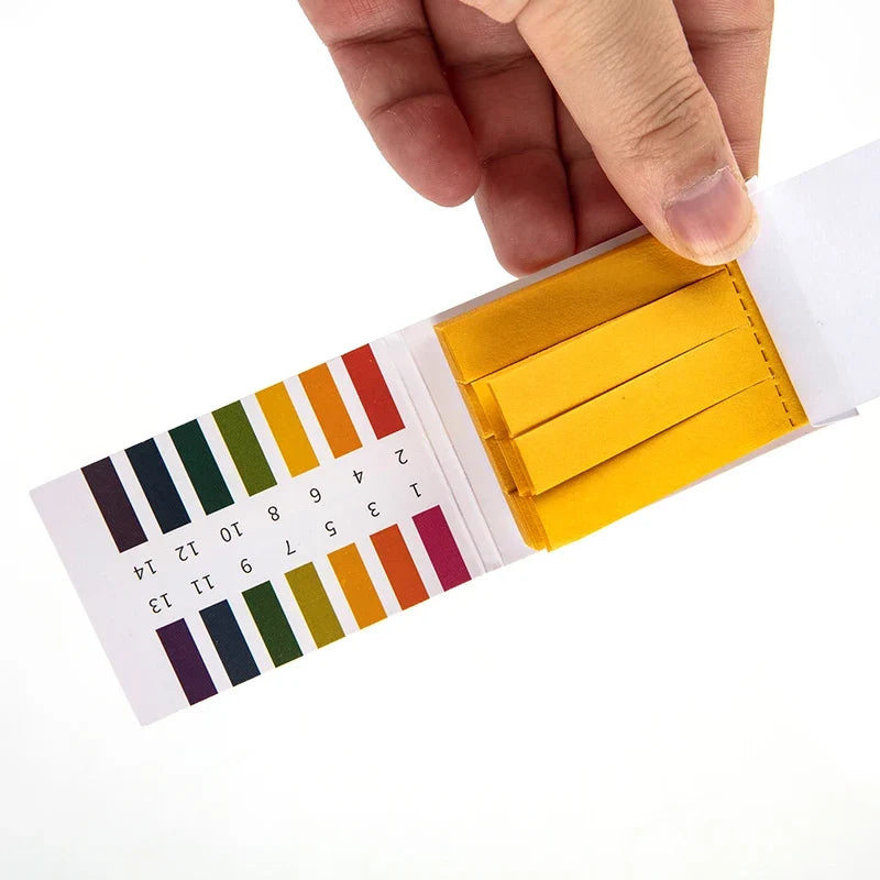 80 pH Test Strips 1–14 | Water, Soil & Pool pH Indicator Kit
