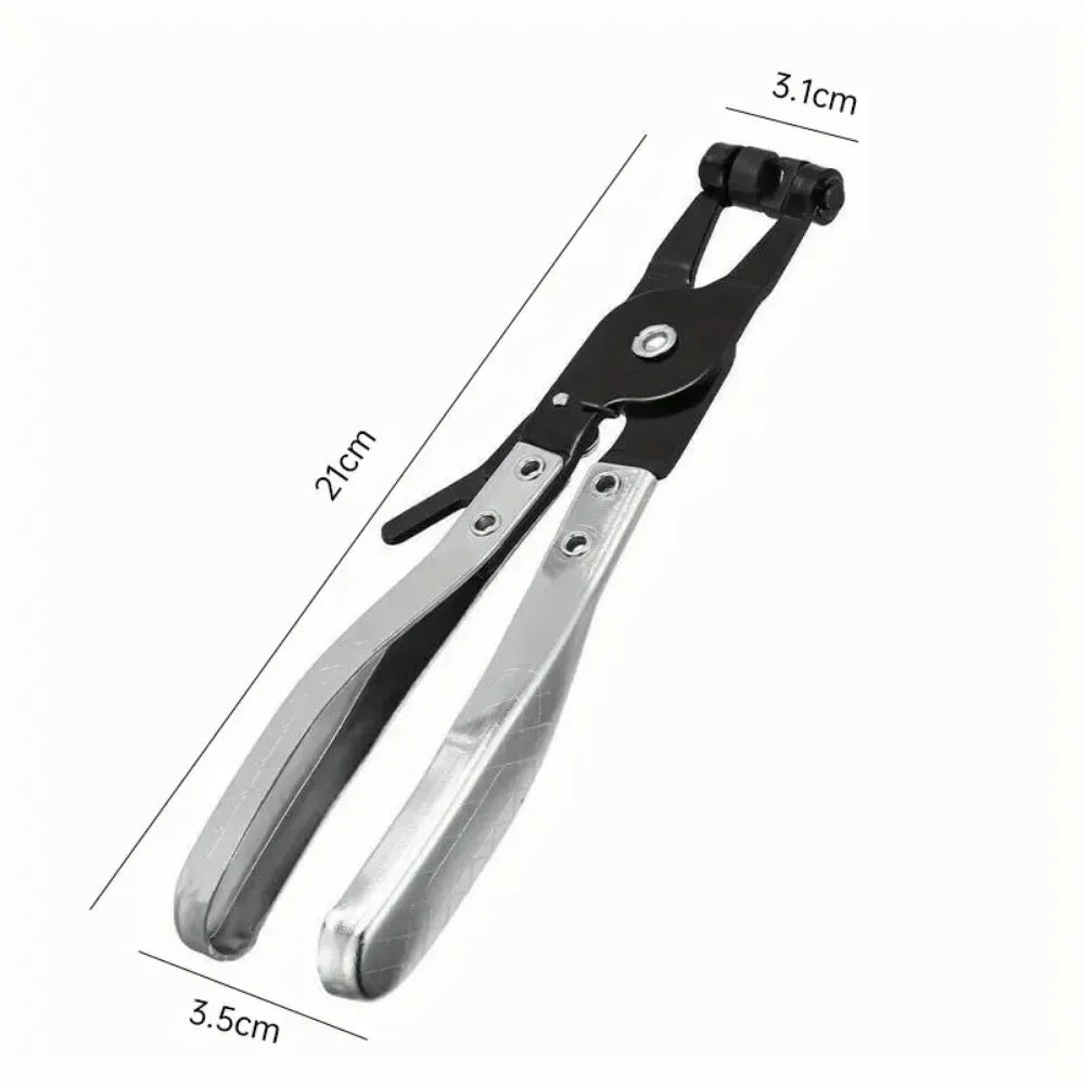 Hose Clamp Pliers 360° Swivel Jaw – Flat-Band & Ring-Type
