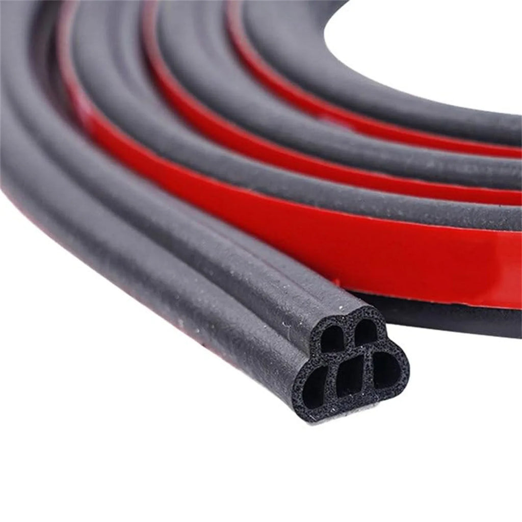 Car Door Rubber Seal Strip | Soundproof Weatherstrip Double Layer